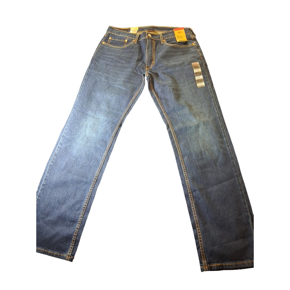 Levis 559 Relaxed Straight Jeans Mens 33x32 Dark Wash Stretch Denim 005590598